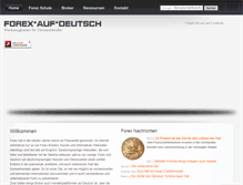 Tablet Screenshot of forex-auf-deutsch.com